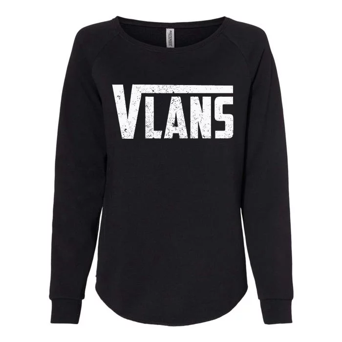 Novelty Vlans Talent Unique Network Engineering Womens California Wash Sweatshirt