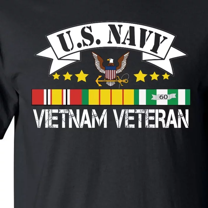 Na Vy Vietnam Veteran Military Veteran Grandpa Fathers Day Tall T-Shirt