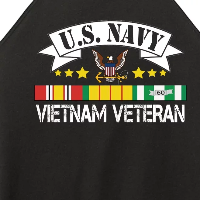 Na Vy Vietnam Veteran Military Veteran Grandpa Fathers Day Women’s Perfect Tri Rocker Tank