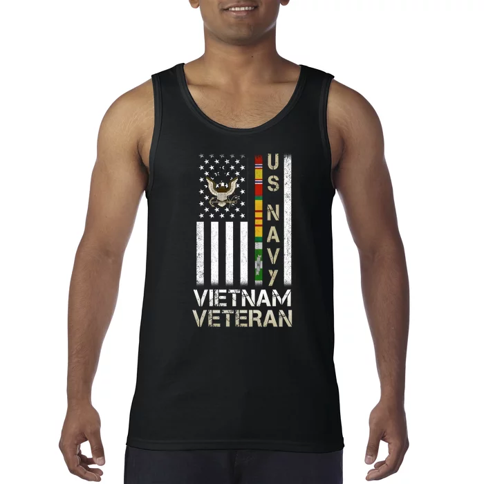 Na Vy Vietnam Veteran Grandpa Veterans Day Tank Top