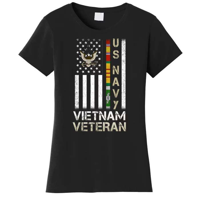 Na Vy Vietnam Veteran Grandpa Veterans Day Women's T-Shirt