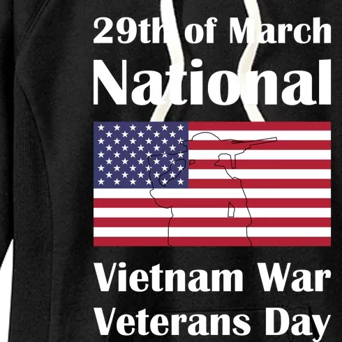 National Vietnam War Veterans Day Commemoration Women's Fleece Hoodie