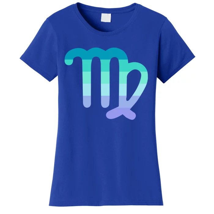 Neptunic Virgo Zodiac Sign Neptunic Pride Flag Funny Gift Women's T-Shirt