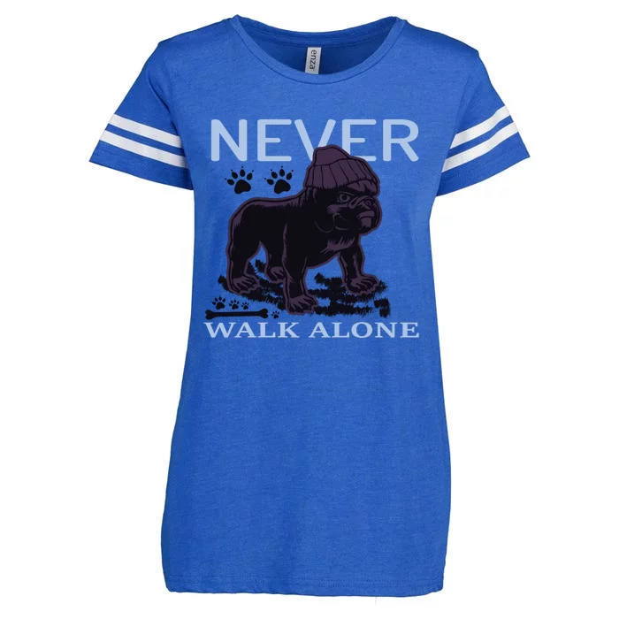 Never Walk Alone Enza Ladies Jersey Football T-Shirt