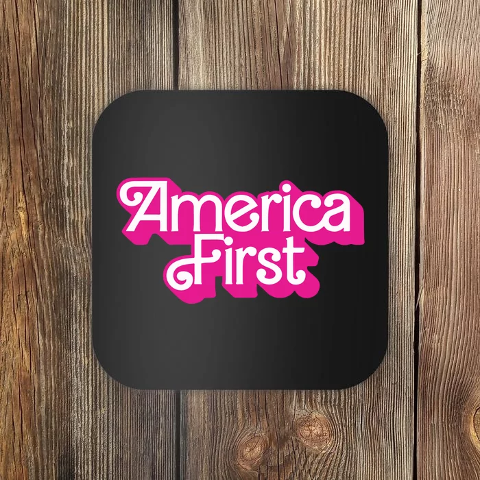 Natalie Winters America First Coaster