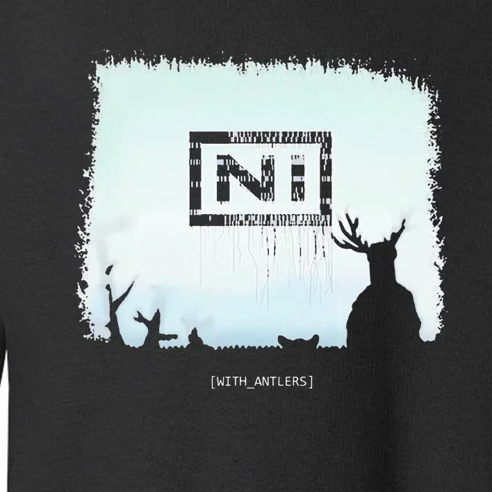 Ni With Antlers Toddler Sweatshirt