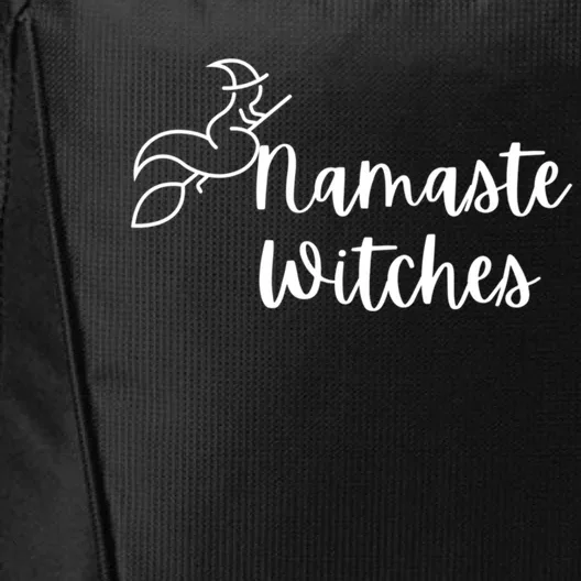 Namaste Witches Cute Halloween Yoga Gift City Backpack