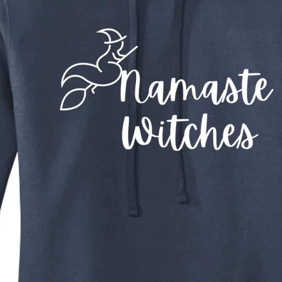 Namaste Witches Cute Halloween Yoga Gift Women's Pullover Hoodie