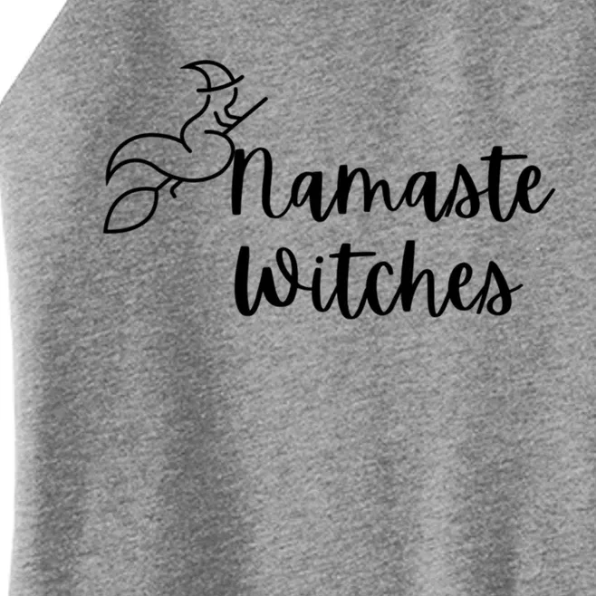 Namaste Witches Cute Halloween Yoga Gift Women’s Perfect Tri Rocker Tank