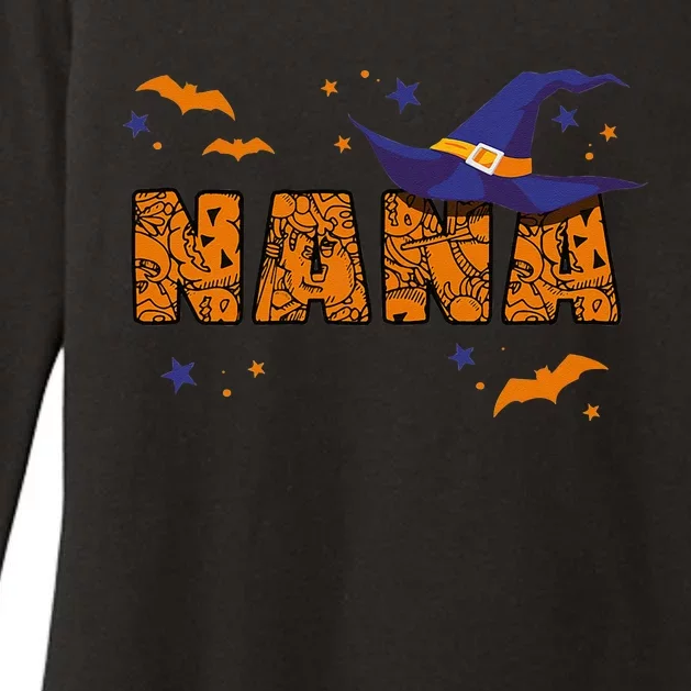 Nana Witch Cute Grandma Nana Halloween Costume Funny Womens CVC Long Sleeve Shirt