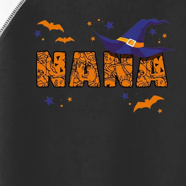 Nana Witch Cute Grandma Nana Halloween Costume Funny Toddler Fine Jersey T-Shirt