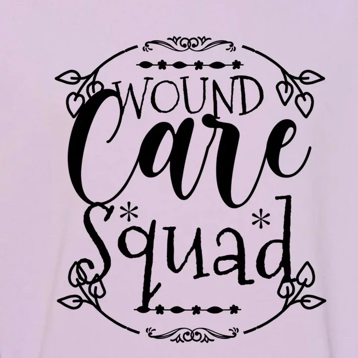 Nurse Wound Care Squad Leopard Cute Nursing Rn Gift Garment-Dyed Sweatshirt