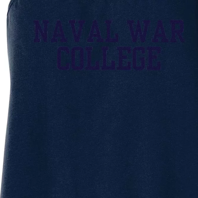 Naval War College Sports Fan Women's Racerback Tank