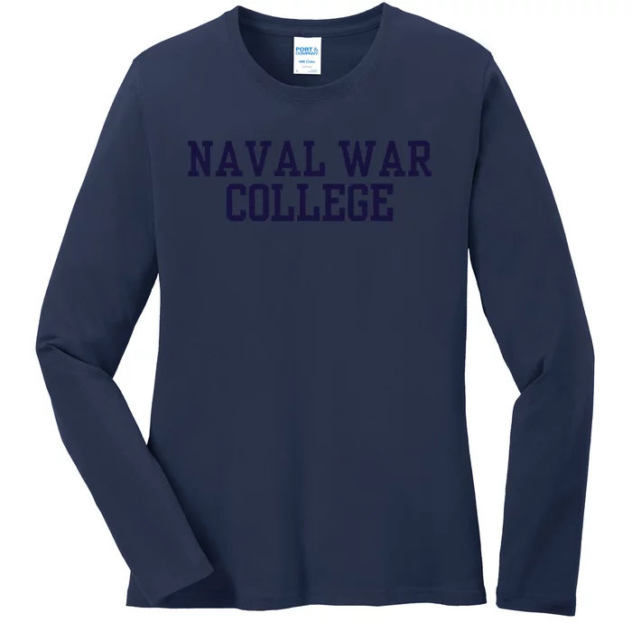 Naval War College Sports Fan Ladies Long Sleeve Shirt