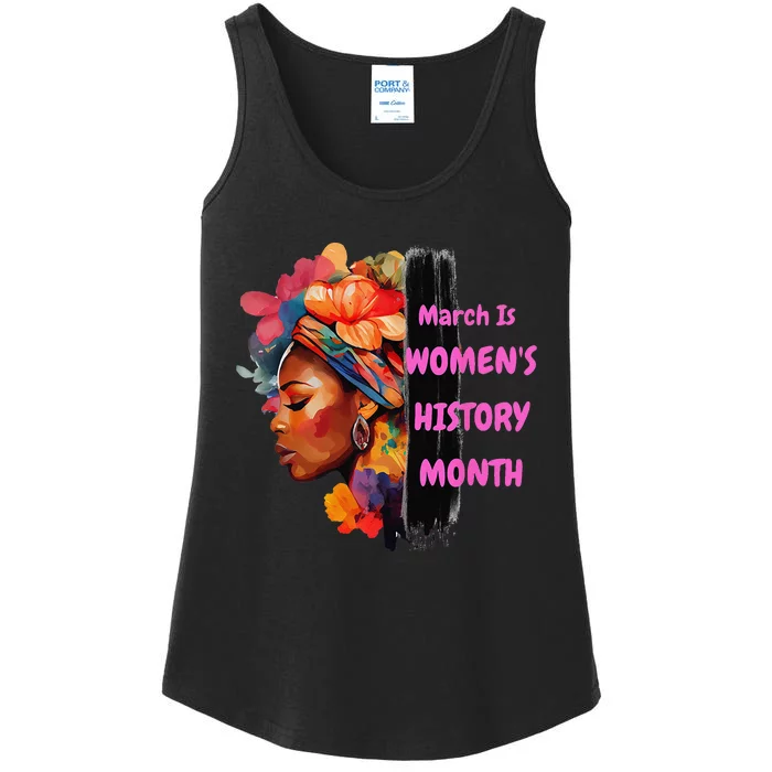 National Woman Day March Is Wo's History Month Ladies Essential Tank