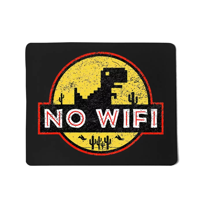 No Wifi Dino No Wifi Reception Disorder Mousepad