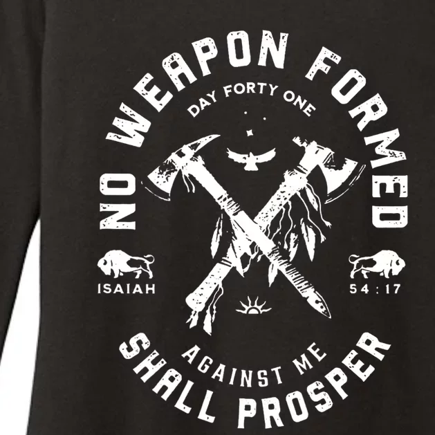 No Weapon Formed Shall Prosper Day Forty One Against Me Womens CVC Long Sleeve Shirt