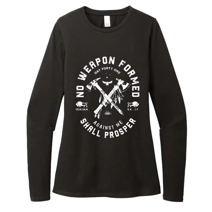 No Weapon Formed Shall Prosper Day Forty One Against Me Womens CVC Long Sleeve Shirt