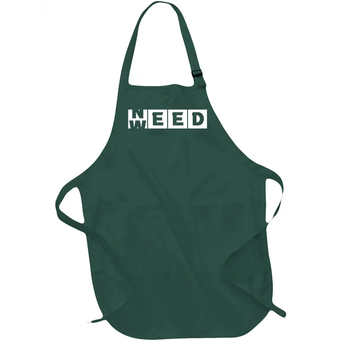 Need Weed | Funny Cannabis Weed Full-Length Apron With Pocket