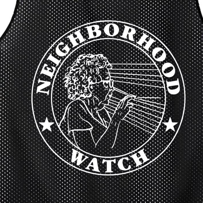 Neighborhood Watch Funny Mesh Reversible Basketball Jersey Tank