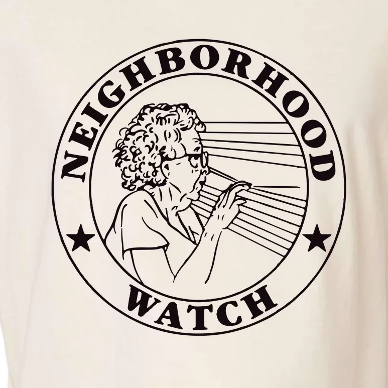 Neighborhood Watch Funny Garment-Dyed Women's Muscle Tee