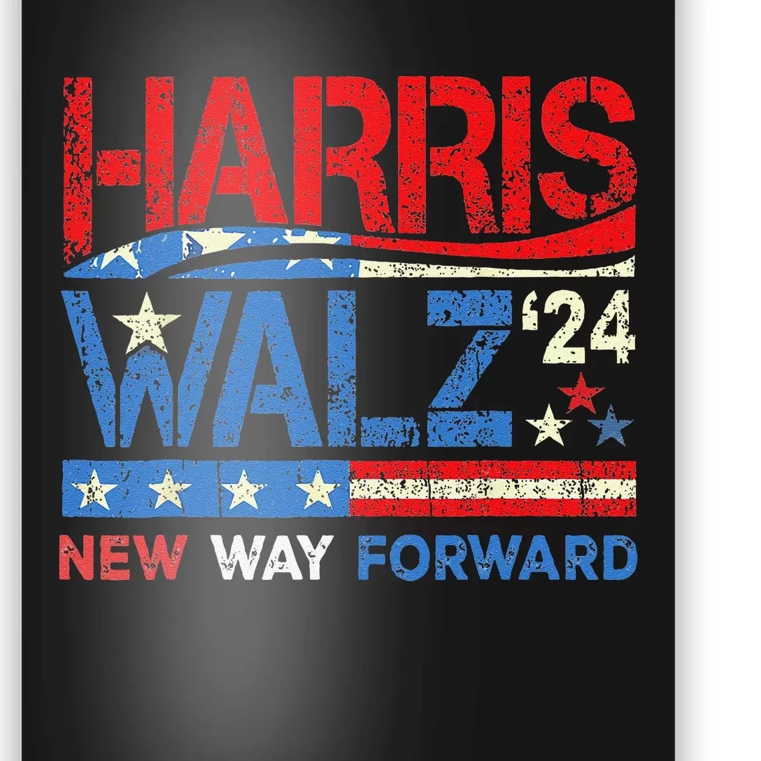 New Way Forward Harris Walz 2024 Kamala Harris Tim Walz Vote Poster