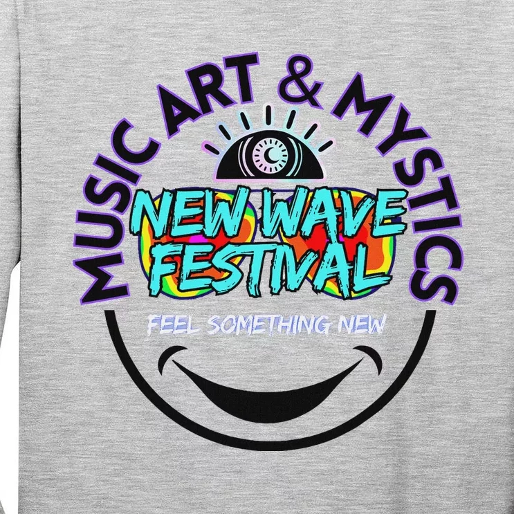 New Wave Festival Music & Art Tall Long Sleeve T-Shirt