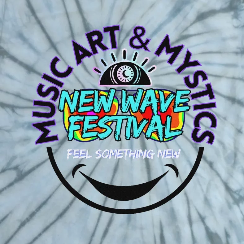 New Wave Festival Music & Art Tie-Dye T-Shirt