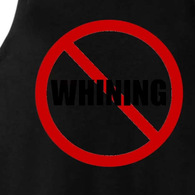 No Whining Funny Ladies Tri-Blend Wicking Tank