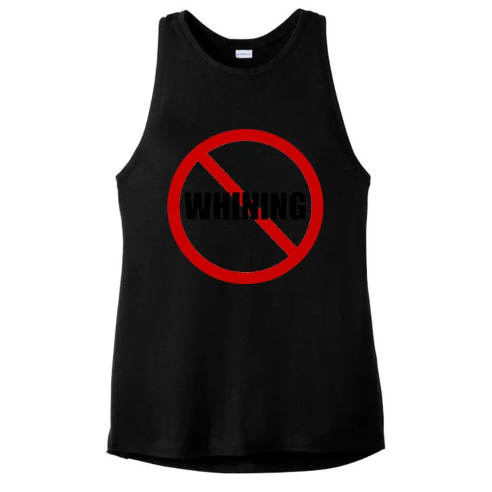 No Whining Funny Ladies Tri-Blend Wicking Tank