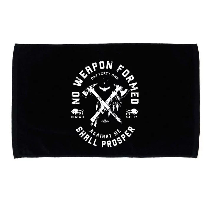 No Weapon Formed Shall Prosper Day Forty One Against Me Microfiber Hand Towel