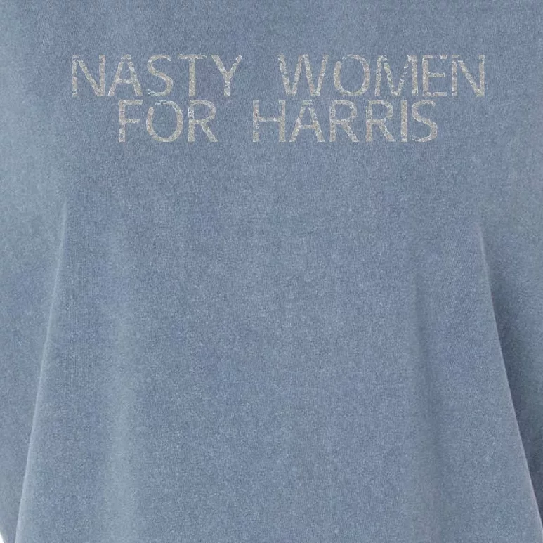 Nasty Women For Harris Garment-Dyed Women's Muscle Tee