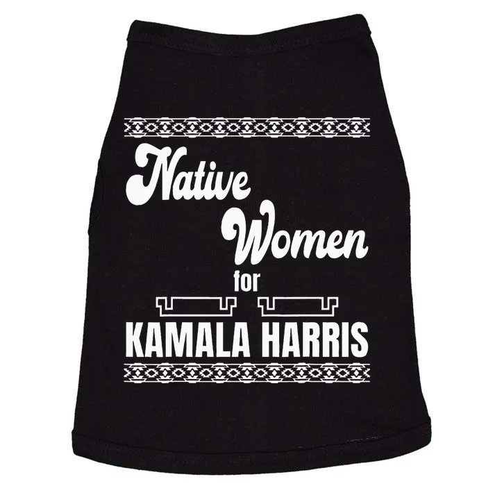 Native Women For Kamala Harris Doggie Tank