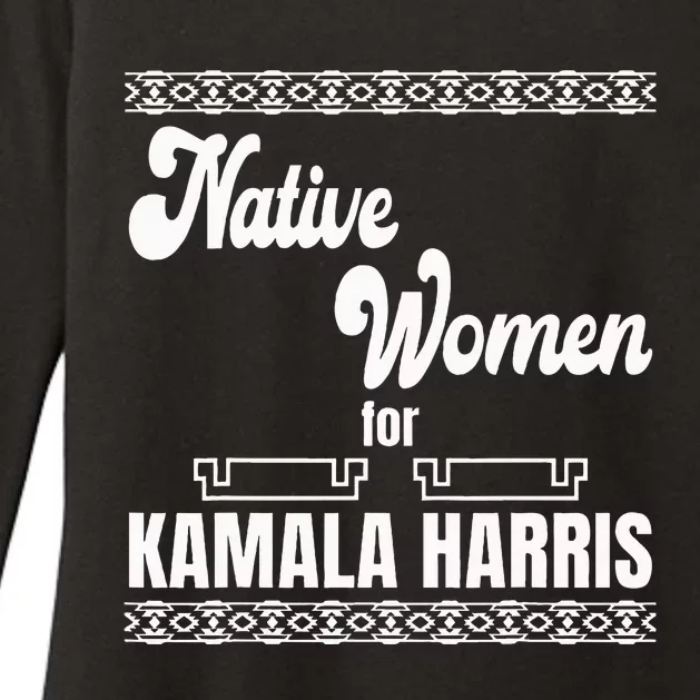 Native Women For Kamala Harris Womens CVC Long Sleeve Shirt