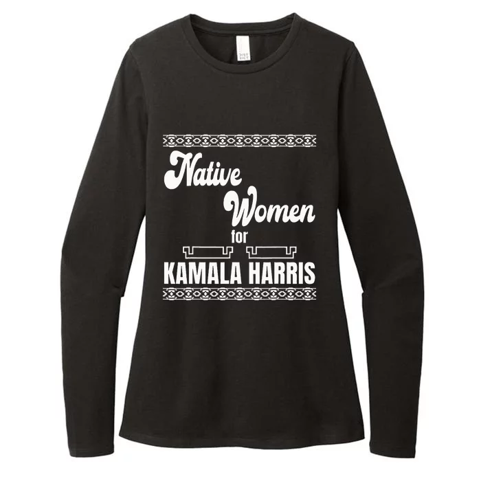 Native Women For Kamala Harris Womens CVC Long Sleeve Shirt