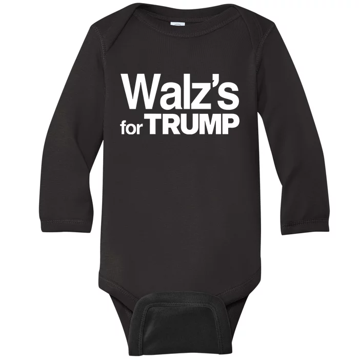 Nebraska WalzS For Trump Baby Long Sleeve Bodysuit