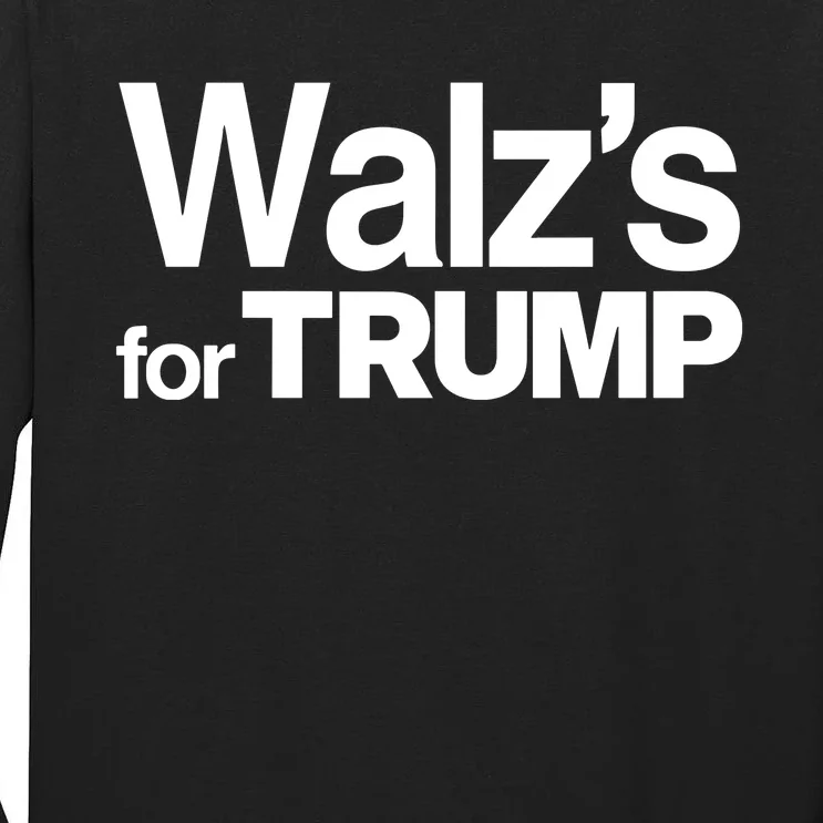 Nebraska WalzS For Trump Tall Long Sleeve T-Shirt