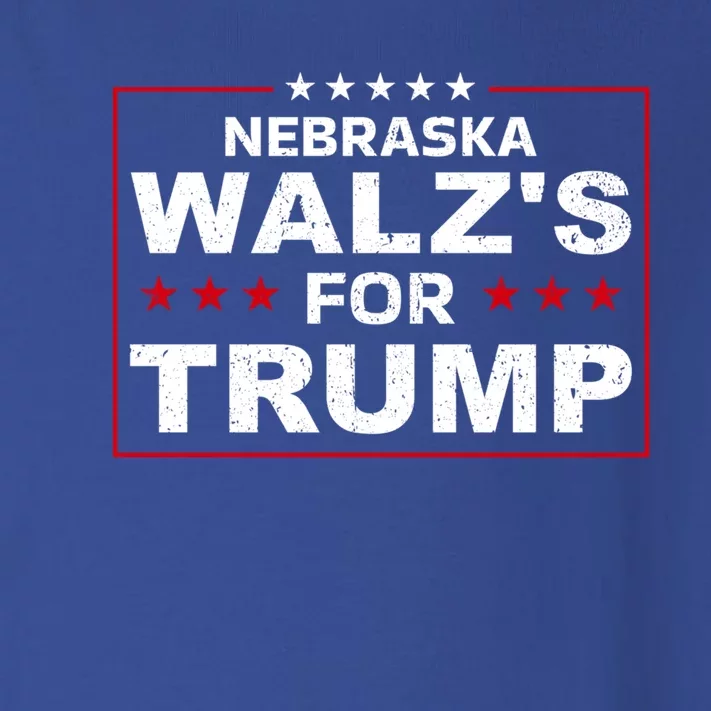 Nebraska WalzS For Trump Trump President 2024 Gift Toddler Long Sleeve Shirt