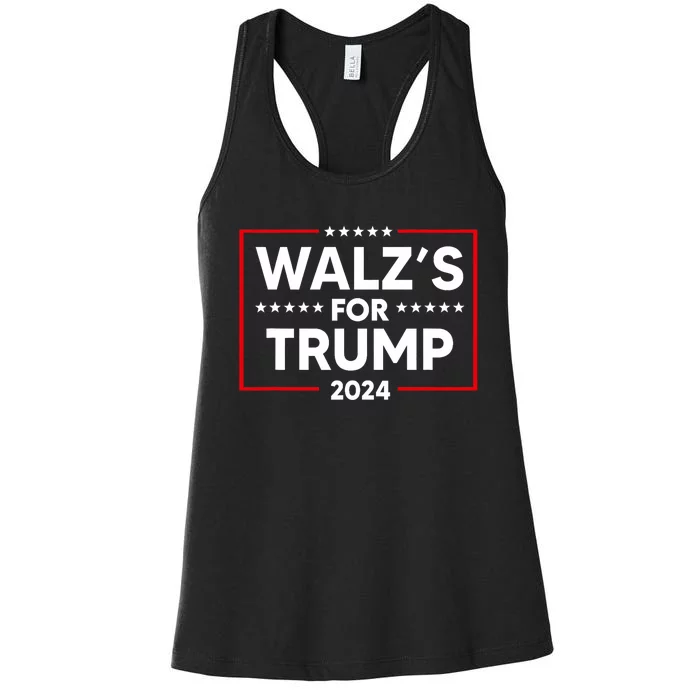 Nebraska WalzS For Trump Women's Racerback Tank