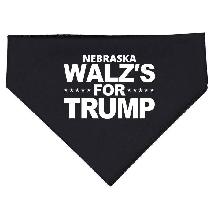 Nebraska WaltzS For Trump USA-Made Doggie Bandana