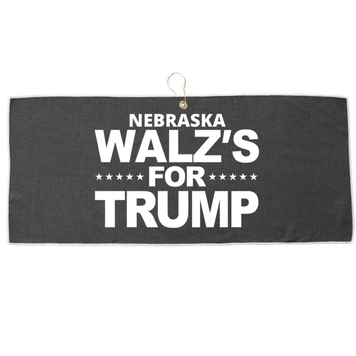 Nebraska WaltzS For Trump Large Microfiber Waffle Golf Towel