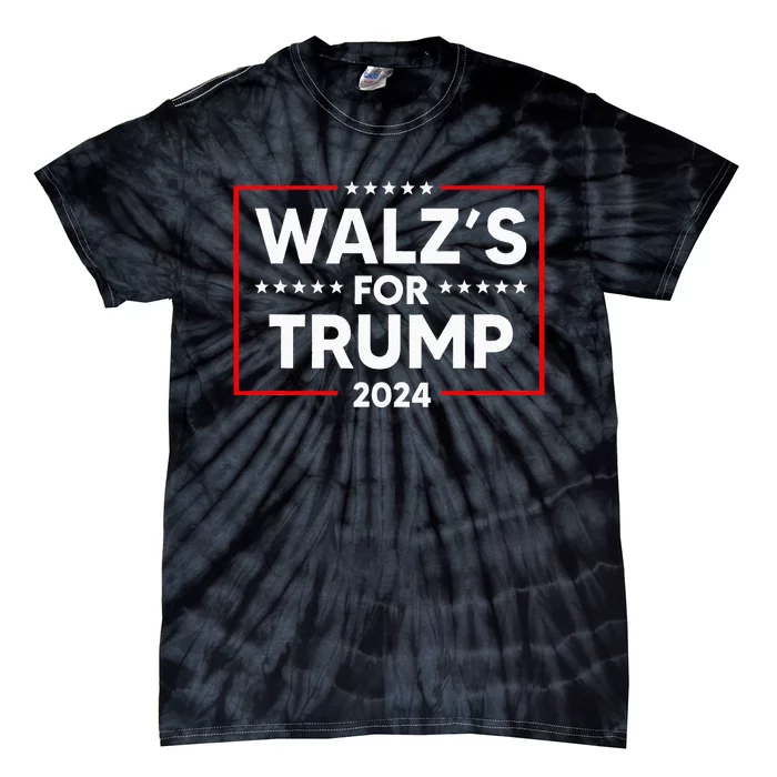 Nebraska WalzS For Trump Tie-Dye T-Shirt