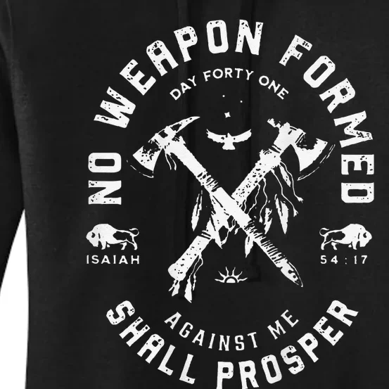 No Weapon Formed Shall Prosper Day Forty One Against Me Gift Women's Pullover Hoodie