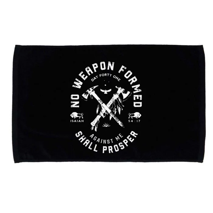 No Weapon Formed Shall Prosper Day Forty One Against Me Gift Microfiber Hand Towel