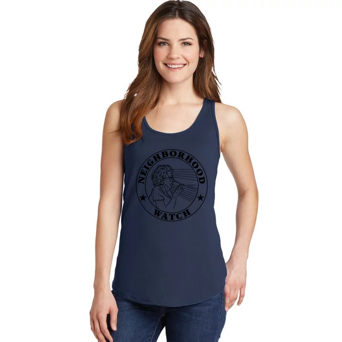 Neighborhood Watch Funny Ladies Essential Tank