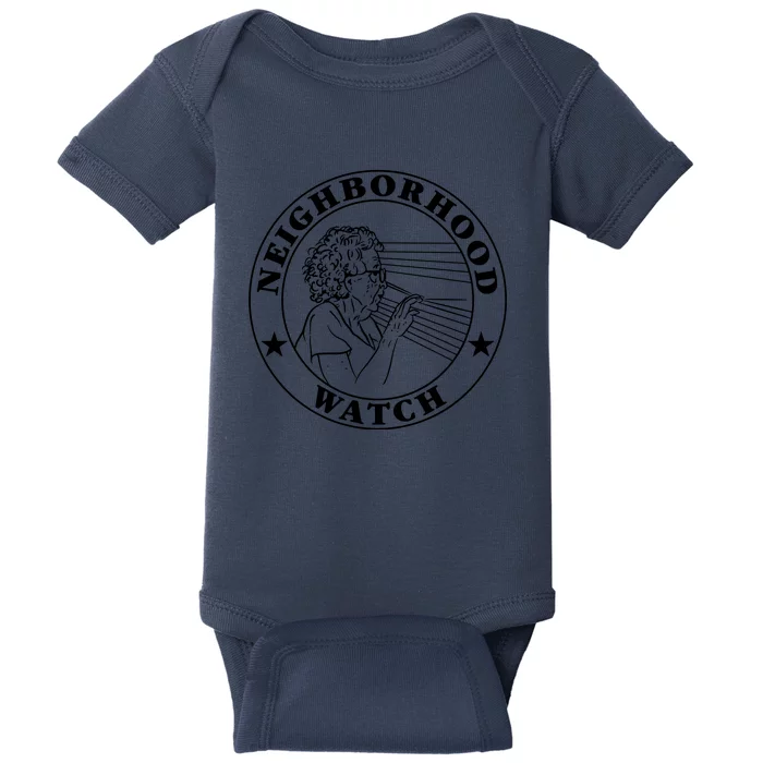 Neighborhood Watch Funny Baby Bodysuit