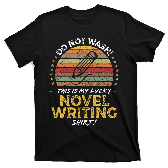 Novel Writer Funny Author Graphic T-Shirt