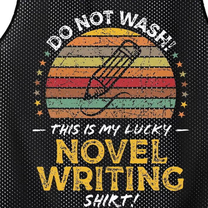 Novel Writer Funny Author Graphic Mesh Reversible Basketball Jersey Tank