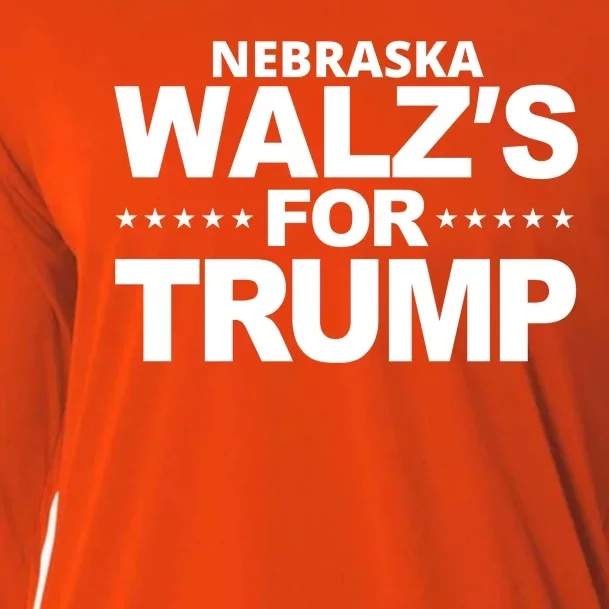 Nebraska Walzs For Trump Political Cooling Performance Long Sleeve Crew