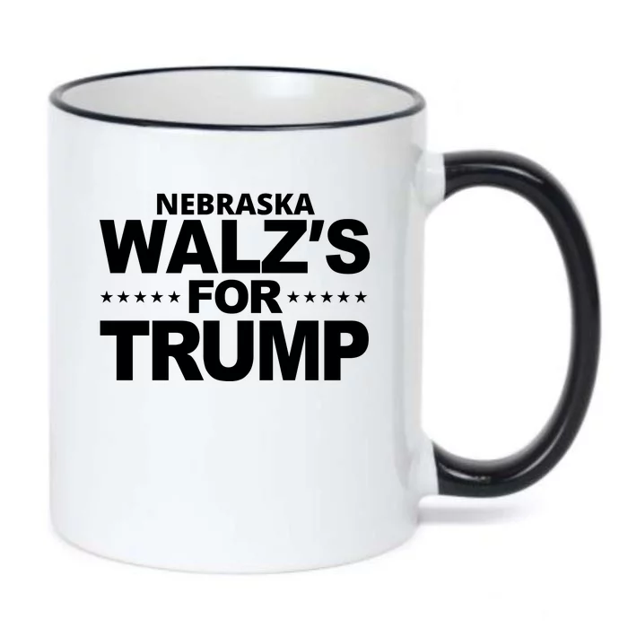 Nebraska Walzs For Trump Political Black Color Changing Mug